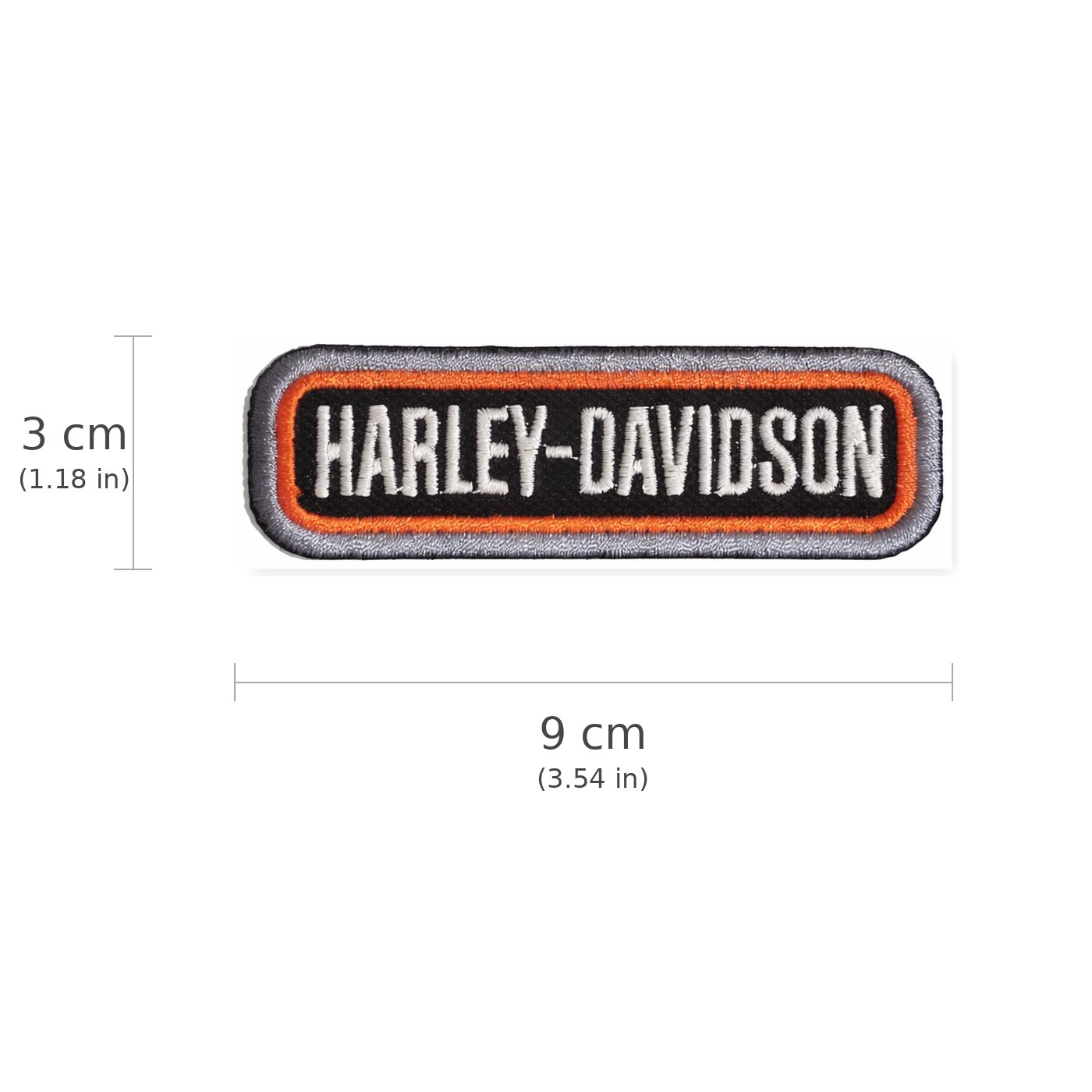 MOT065-090A Motorcycle Embroidered Patch - Iron On/Sew On - Image 2