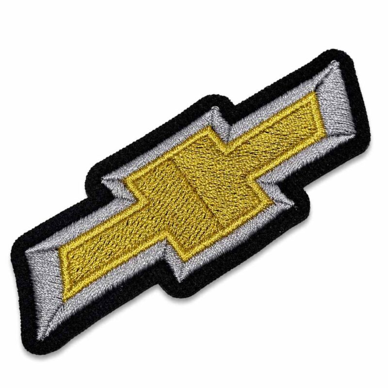 CAR017-090A Premium Embroidered Chevrolet Patch 3.33 x 1.26 in