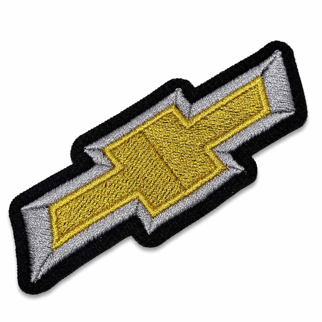 CAR017-090A Premium Embroidered Chevrolet Patch 3.33 x 1.26 in