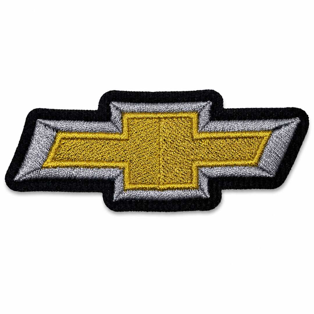 CAR017-090A Premium Embroidered Chevrolet Patch 3.33 x 1.26 in - Image 4