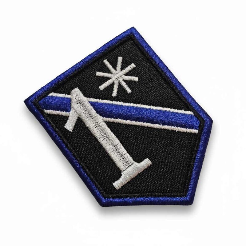 M0110-068B "One Ass to Risk" Military Embroidered Patch 6,8x9cm