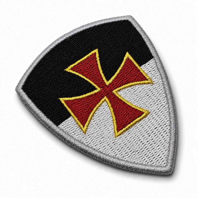 M0168-001 Knights Templar Embroidered Patch 6,0x7,6cm
