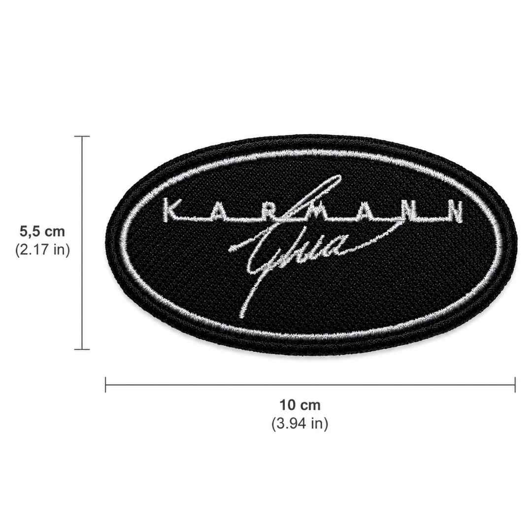 CAR059-100A Karmann Ghia Embroidered Patch 3.94 x 2.17in - Image 3
