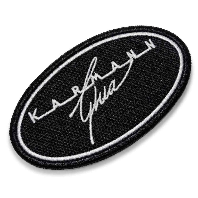 CAR059-100A Karmann Ghia Embroidered Patch 3.94 x 2.17in