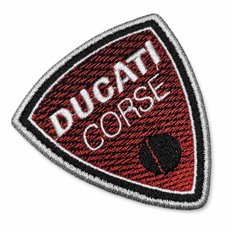 MOT125-060A Ducati Corse Racing Embroidered Patch 2,36x2,56in