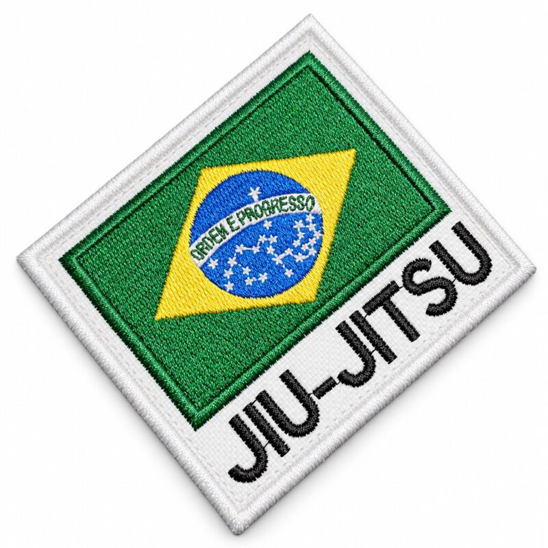 AM0243T 01 Brazil Jiu-Jitsu Embroidered Patch 2,56x3,74in
