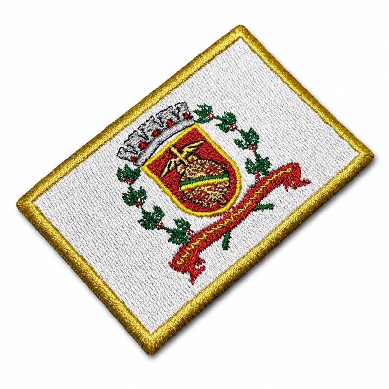 BC0017-075A Coat of Arms of Santos Embroidered Patch 2.95x1.97in