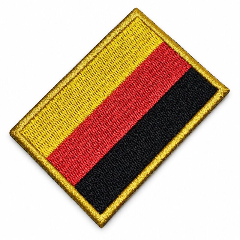 BP0081-075A Germany Flag Embroidered Patch 2.95x1.97in