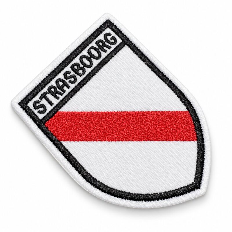 EC0003-073A Strasbourg France Embroidered Patch 2.76x3.62in
