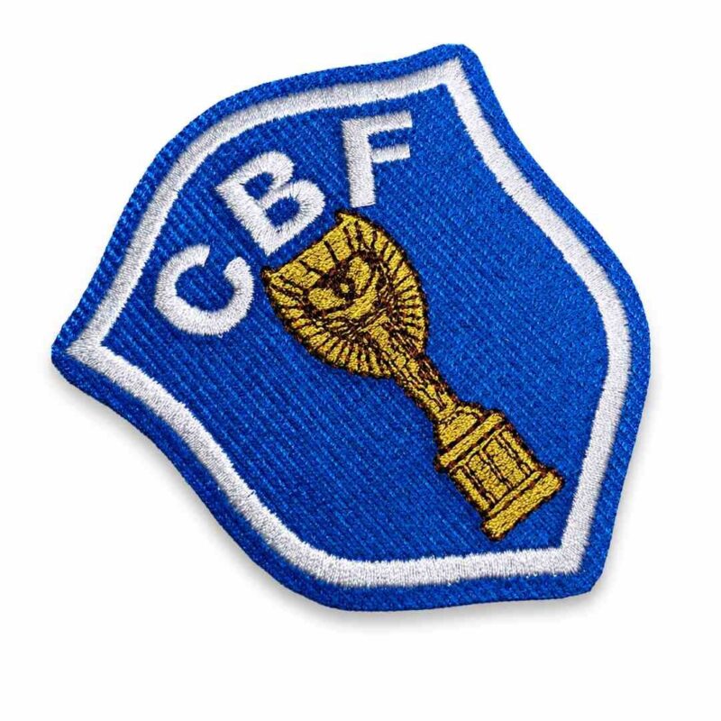 TBR072-085A Brazil Soccer Embroidered Patch 81-82 3.43x3.94in