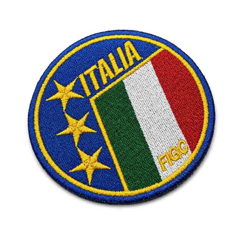 TIIT072T080A Italian Soccer Embroidered Patch 3.14x3.14in