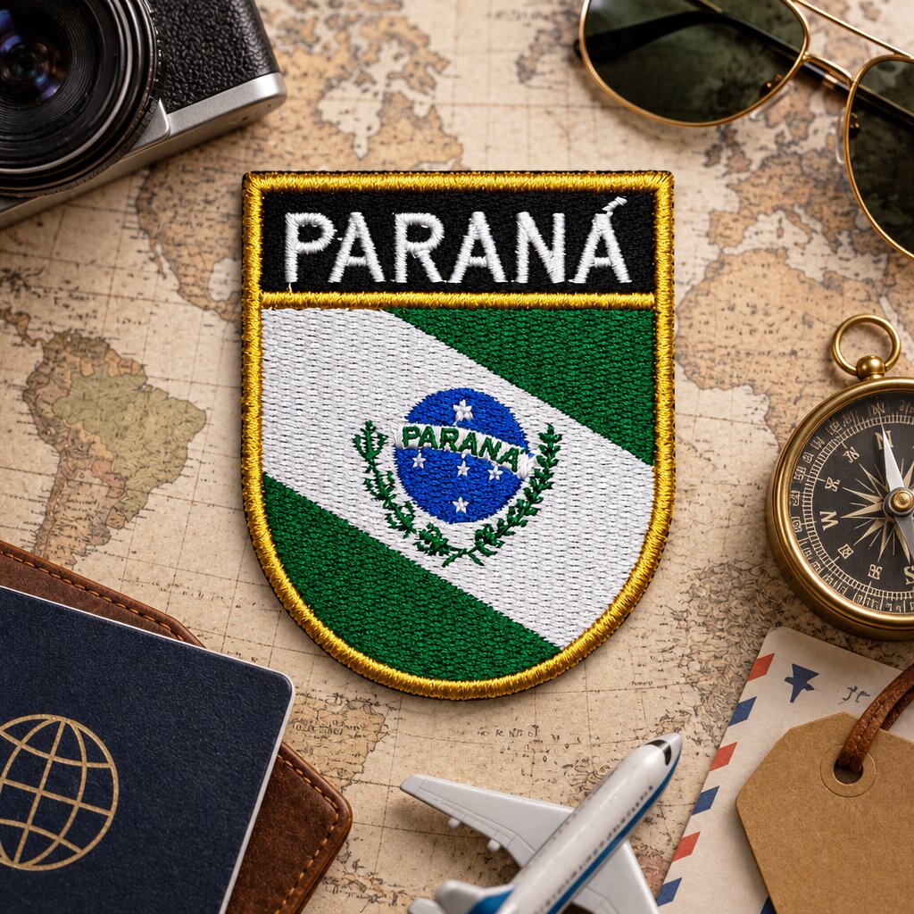 BE0174E-068A Paraná Flag Embroidered Patch 2.68x3.15in - Image 3