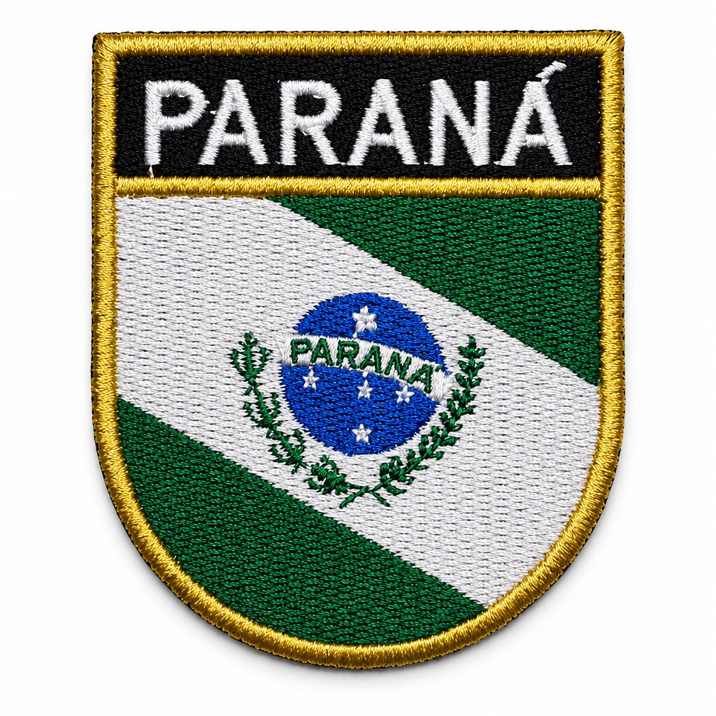 BE0174E-068A Paraná Flag Embroidered Patch 2.68x3.15in - Image 7
